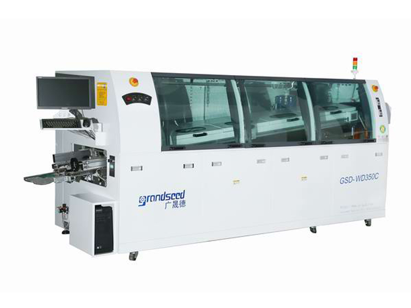 Large lead-free automatic double wave soldering machine GSD-WD350C